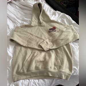 Stylish Tan Hoodie with Logo